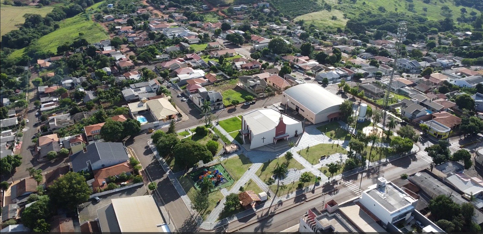 Vista aérea de Grandes Rios