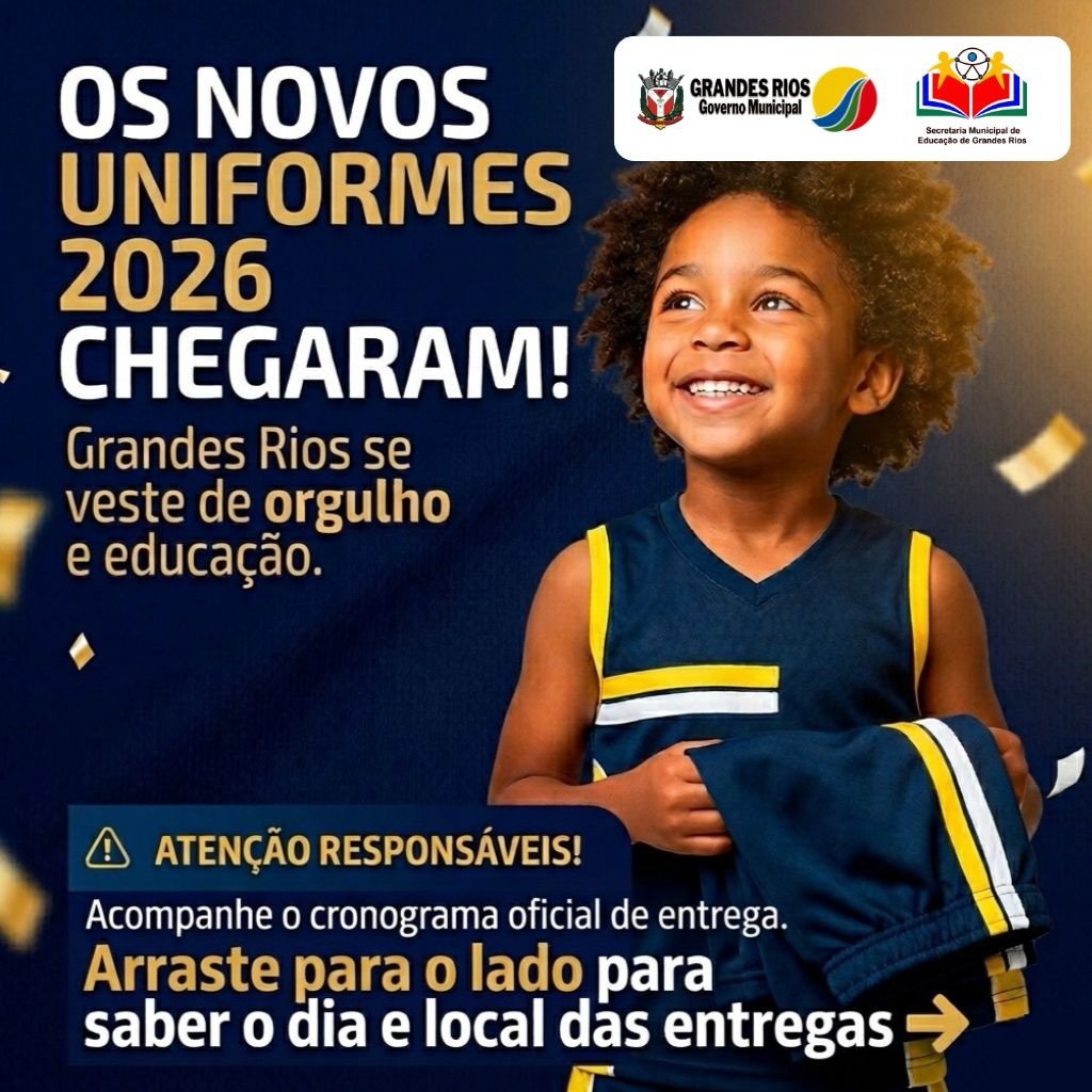 OS NOVOS UNIFORMES 2026 CHEGARAM!