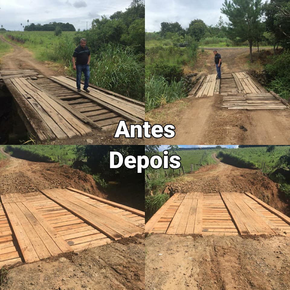 Prefeitura inicia trabalho de revitalização de pontes