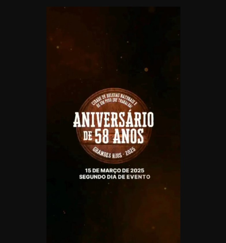 Resumo do segundo dia de festa do aniversário de Grandes Rios! 