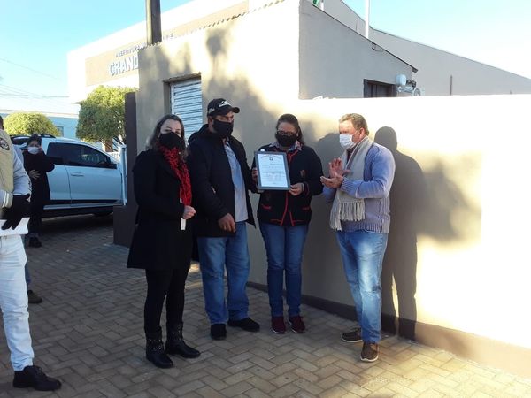 Homenagem ao servidor público Aparecido Leandro de Campos (Cidão), falecido vítima de complicações causadas pela Covid-19