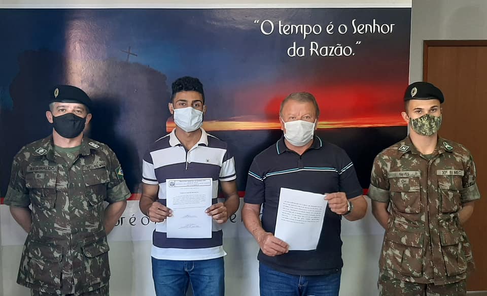 Posse da presidência da 243° Junta de Serviço Militar 