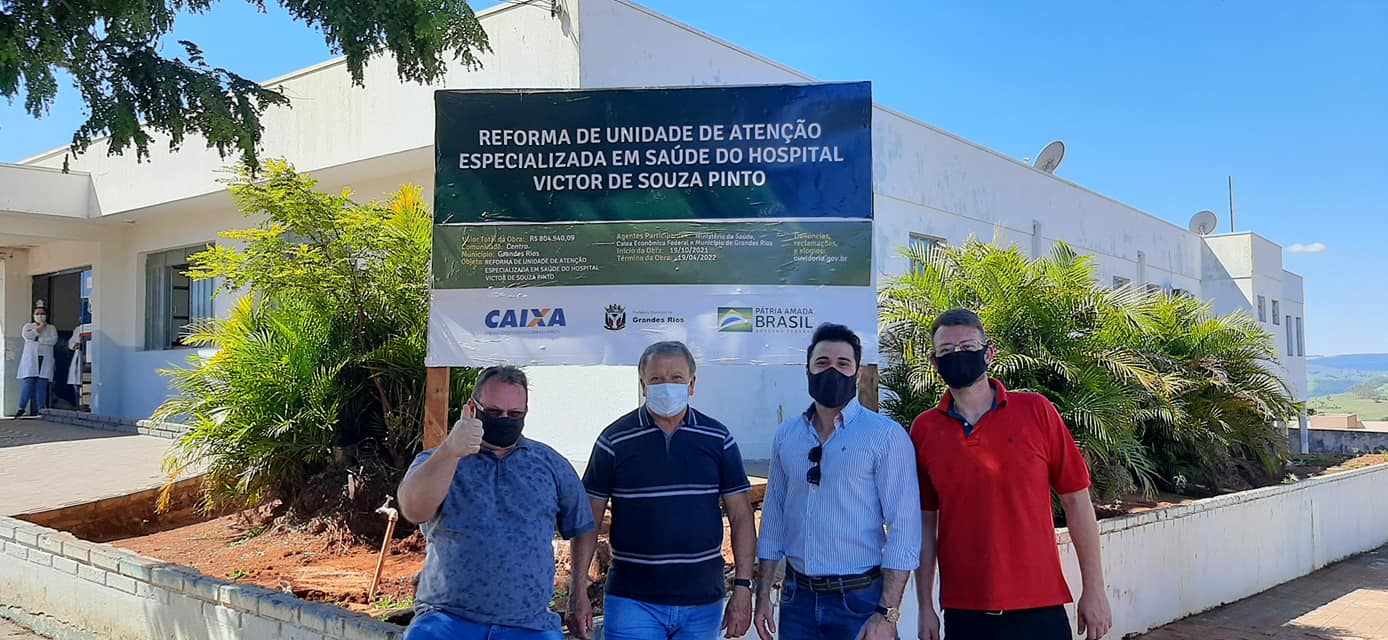 PREFEITO TONINHO DO CAFÉ LIBERA INICIO DA REFORMA DO HOSPITAL MUNICIPAL