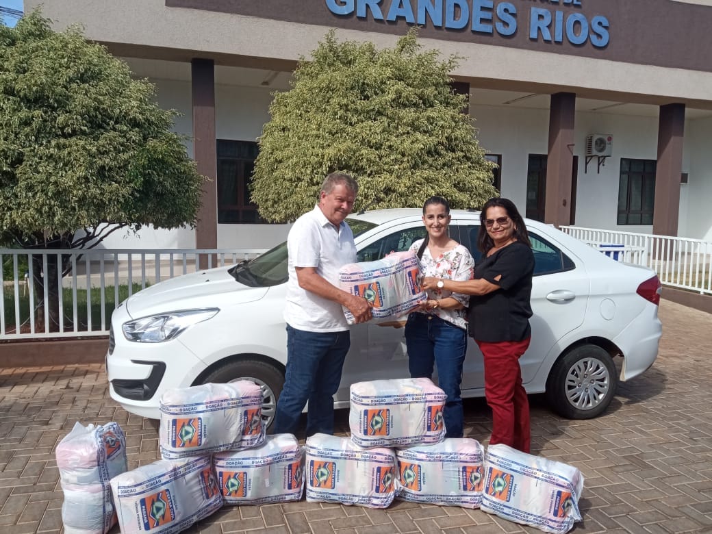 180 cestas básicas são recebidas através do Deputado Estadual Do Carmo para doação à famílias carentes de Grandes Rios