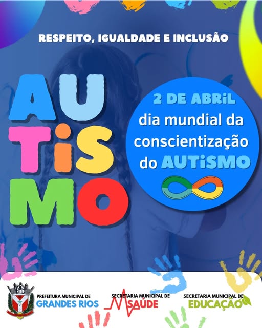Dia mundial da conscientização do autismo (2 de abril)