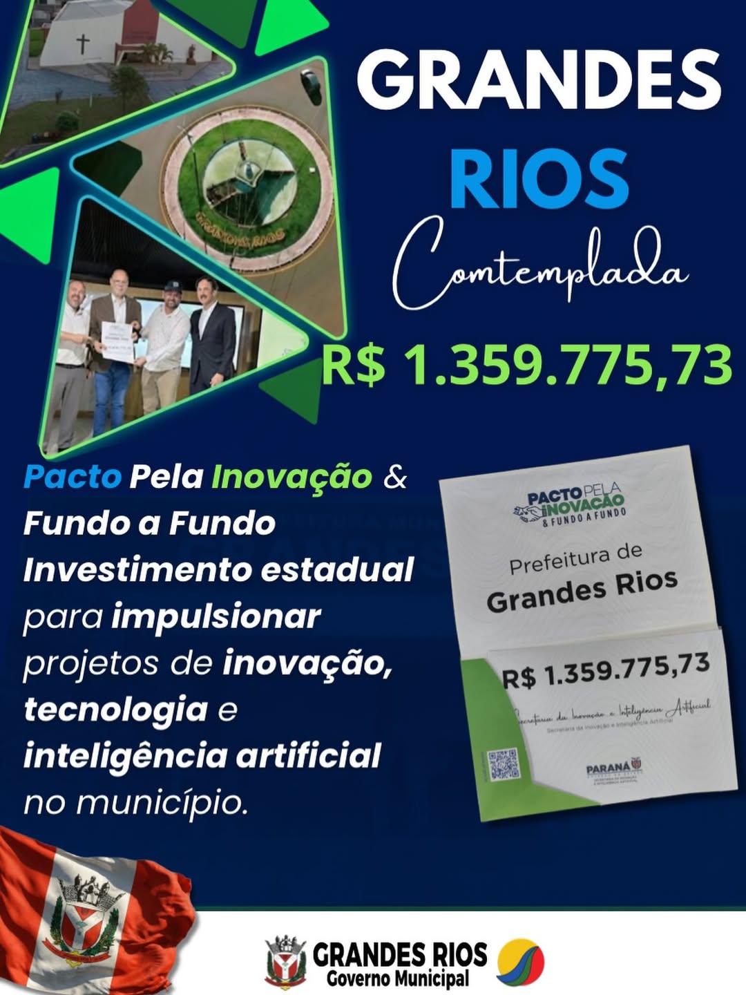 Grandes Rios segue avançando!