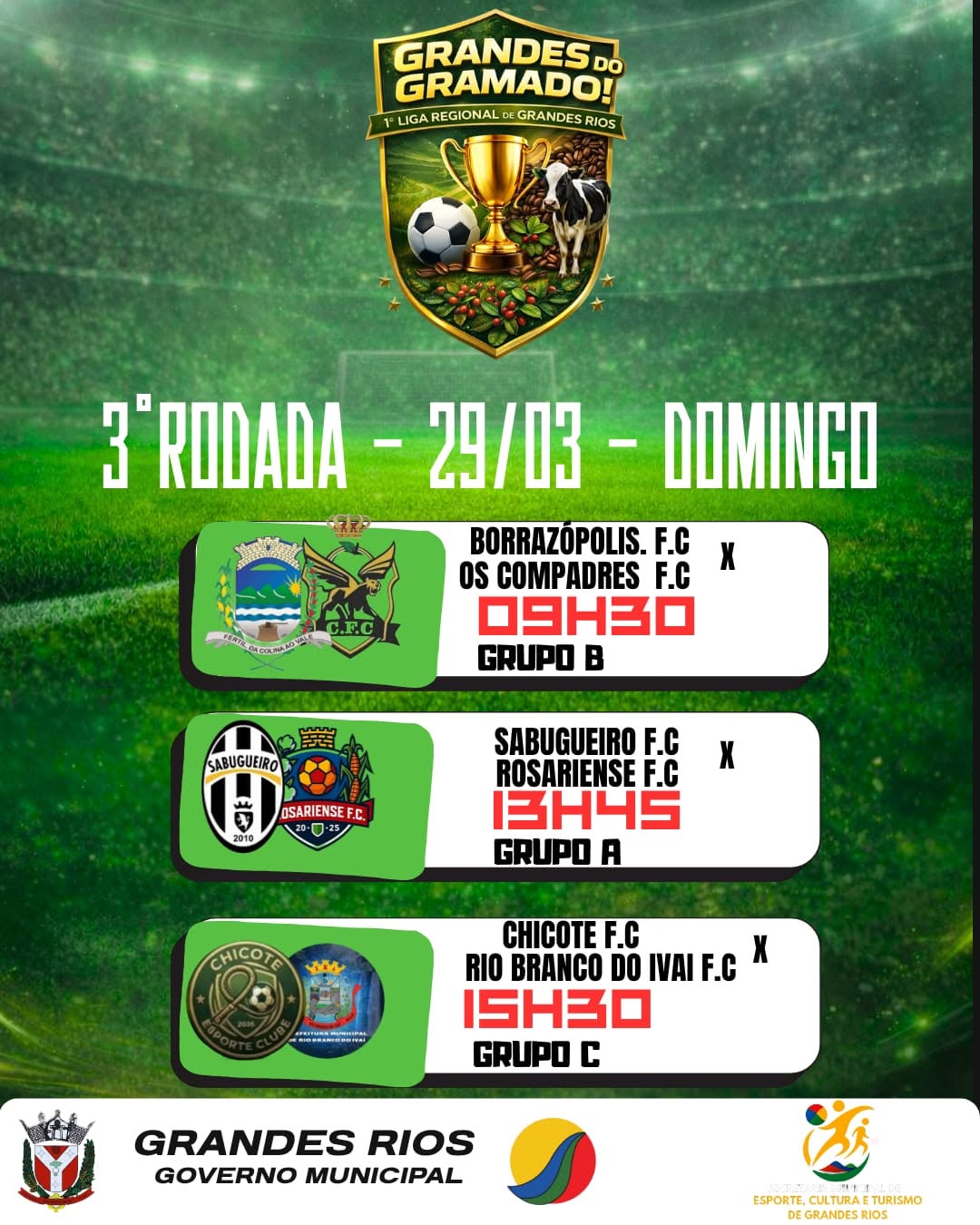  Domingo é dia de jogo!!
