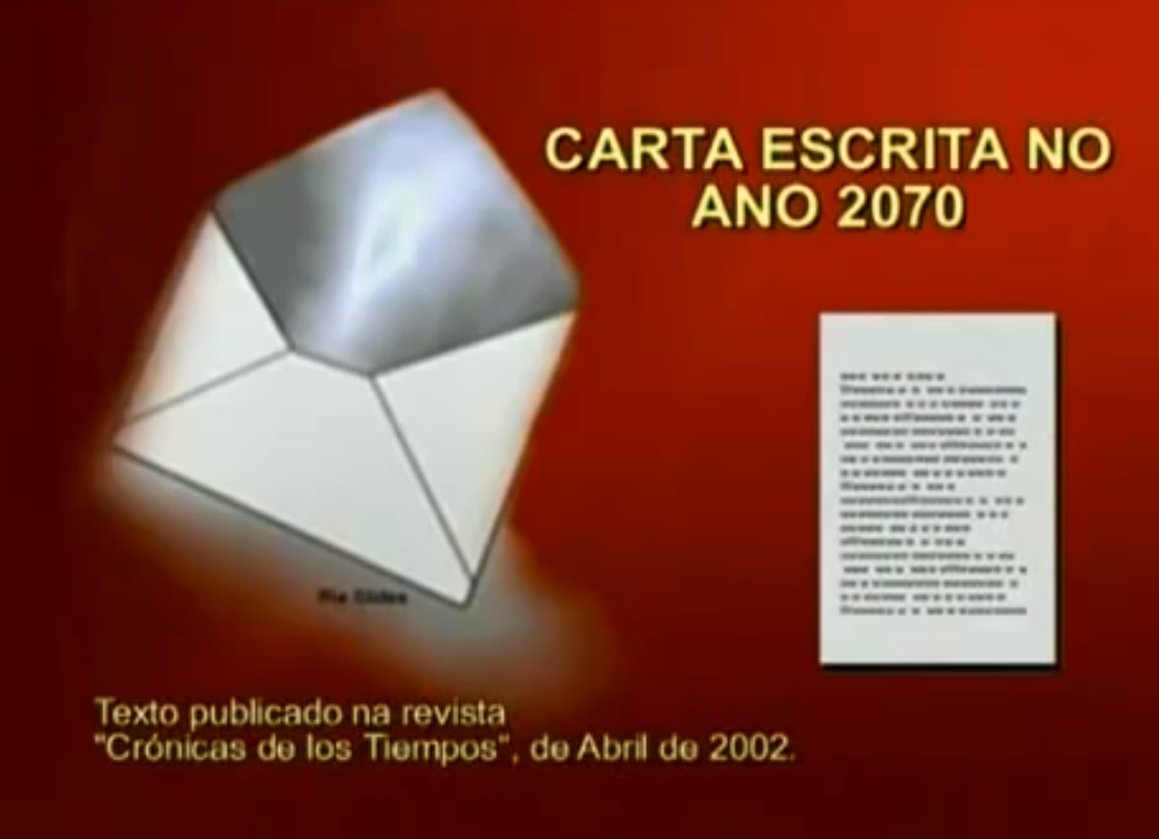 SEMANA DO MEIO AMBIENTE - Carta escrita no ano de 2070