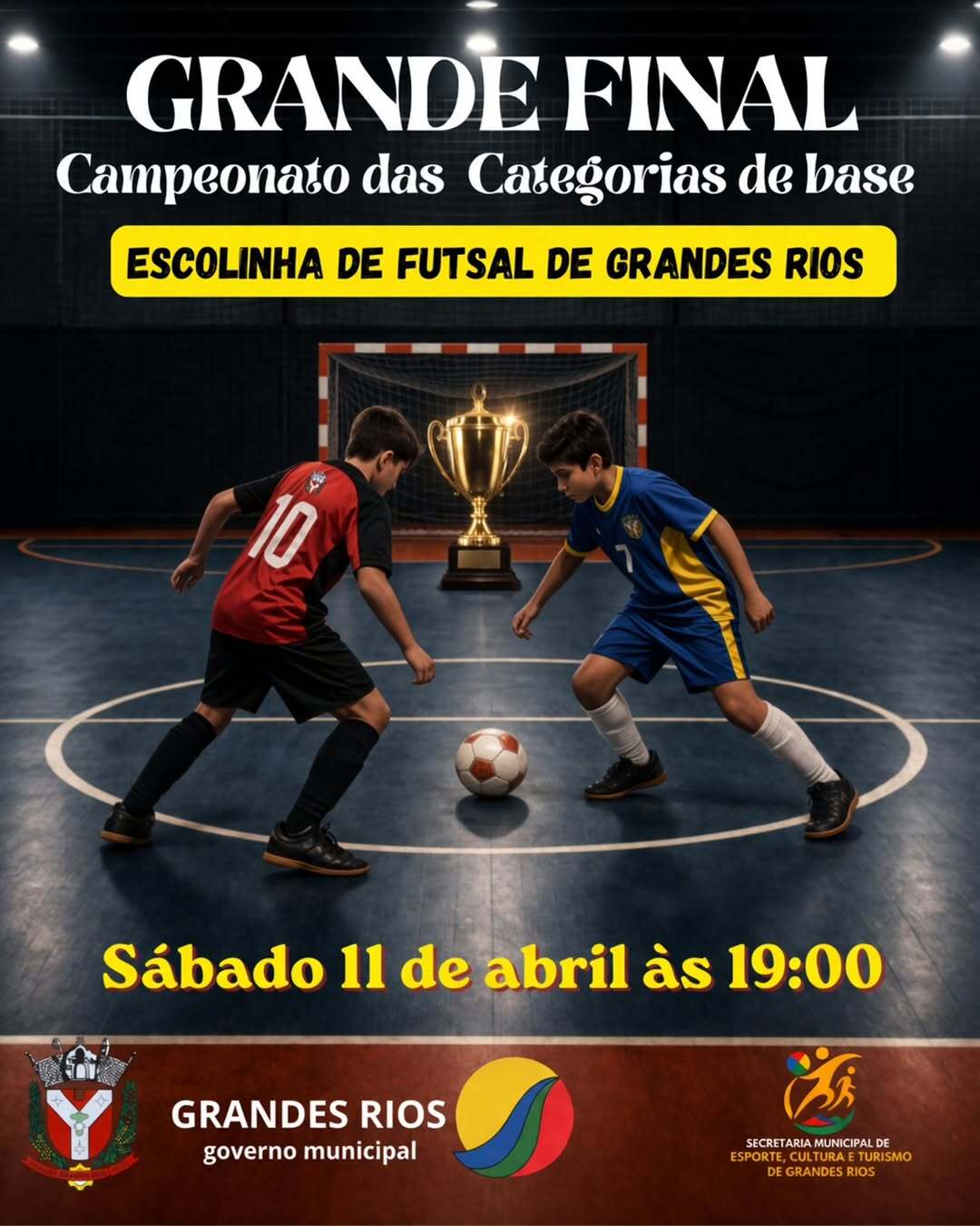 Grande final do campeonato municipal de base!!