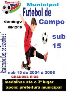 Torneio de Futebol sub-15