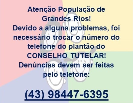 O plantão do Conselho Tutelar agora possui um novo número de telefone