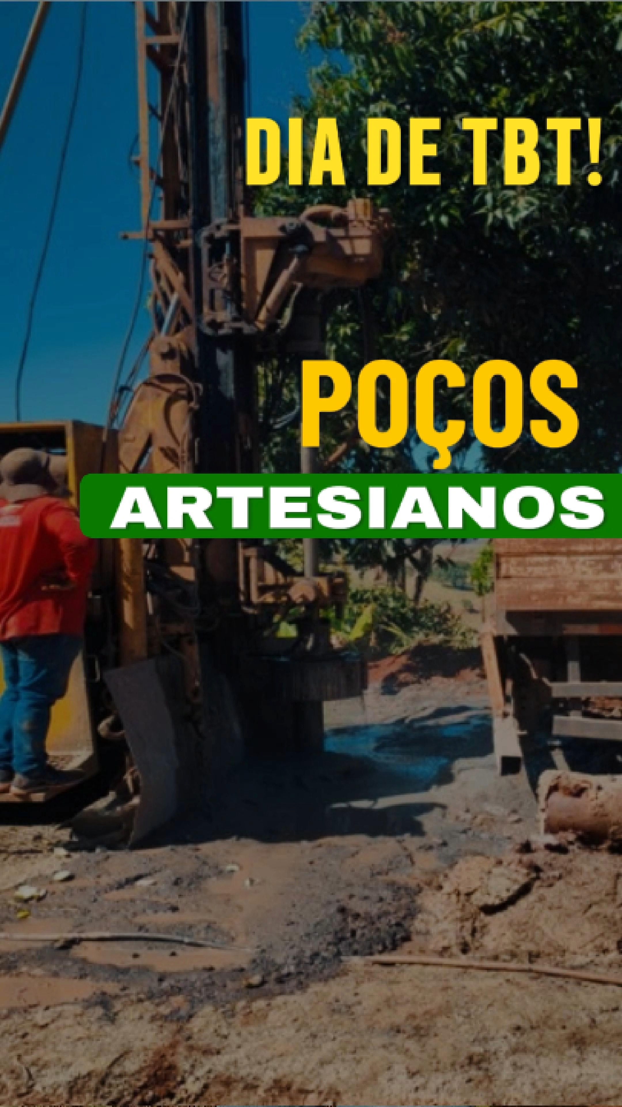 Dia de TBT - Poços artesianos