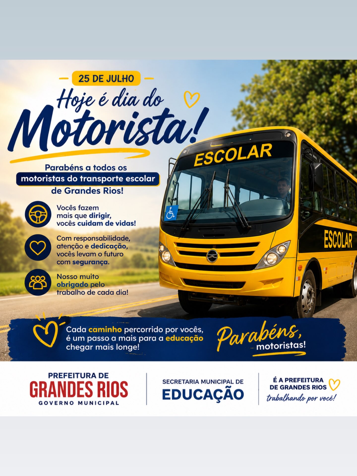25 de Julho - Dia do Motorista
